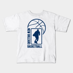 New Orleans Basketball 01 Kids T-Shirt